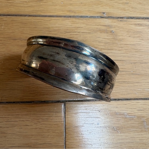 Rustic Silver Cuff Bracelet - Picture 2 of 7
